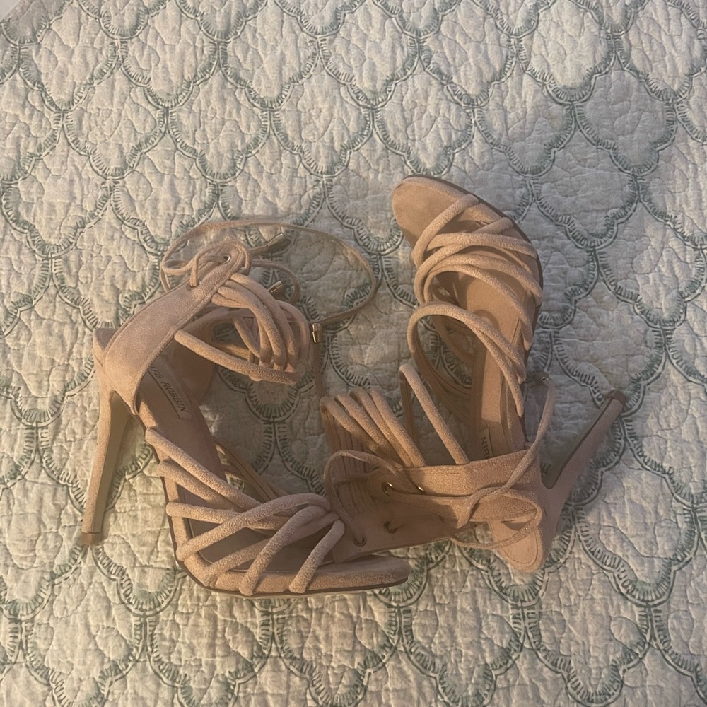 Mint condition suede heels